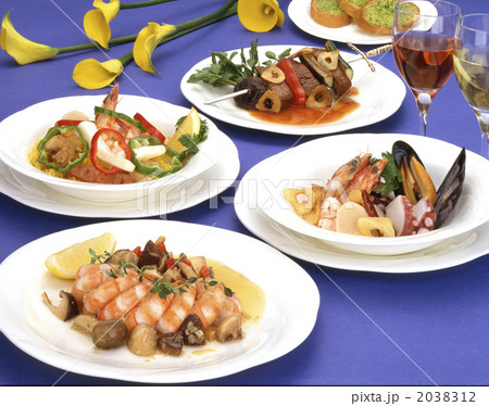 海老のコース料理 2038312