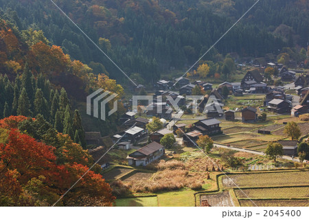 紅葉の白川郷 紅葉の白川郷 2045400
