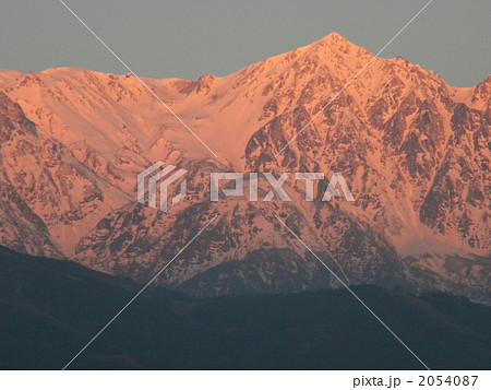 北アルプスの朝焼け(2) 北アルプスの朝焼け(2) 2054087