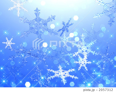 雪の結晶の背景素材 2057312