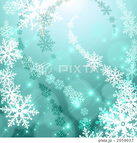 雪の結晶の背景素材 2059037