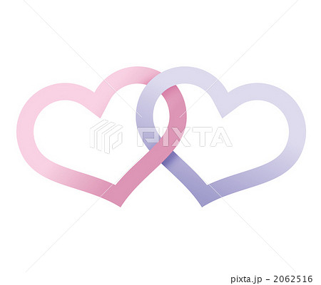 ハートマーク ハート型 ハートリングのイラスト素材