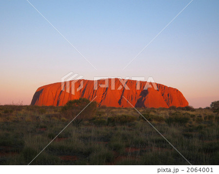 ウルル夕景 2064001