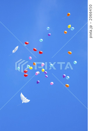 青空に舞う風船 2066450