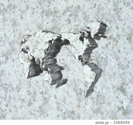 自然石の世界地図 2068099