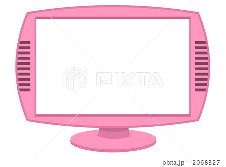 液晶テレビ 液晶ディスプレイ 薄型テレビのイラスト素材 2068327 Pixta