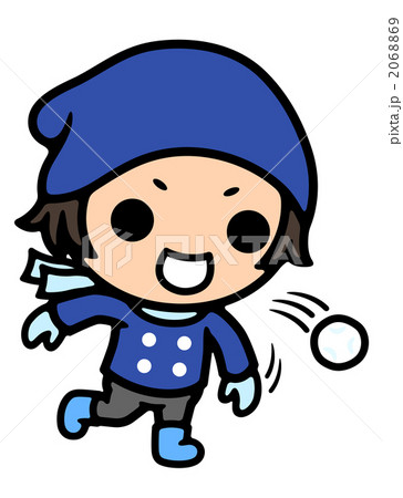 雪合戦する男の子 雪合戦する男の子 2068869