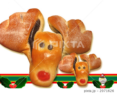 真っ赤なお鼻のトナカイパン１ 2071626