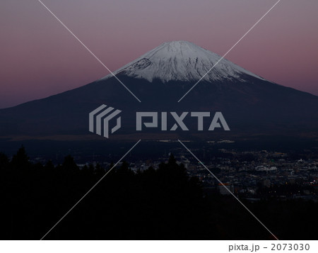 夜明け前の富士山 夜明け前の富士山 2073030