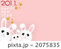 2011 HAPPY NEW YEAR ウサギファミリー 2075835