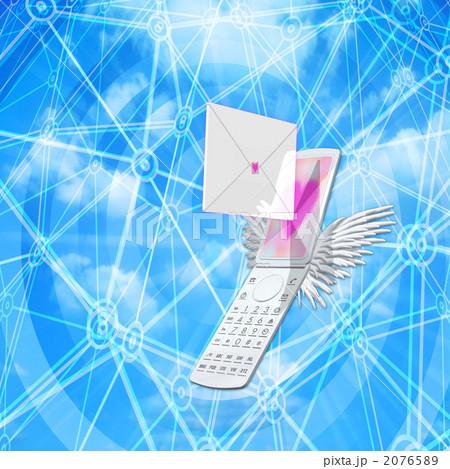 携帯電話 メールアドレスのイラスト素材 765