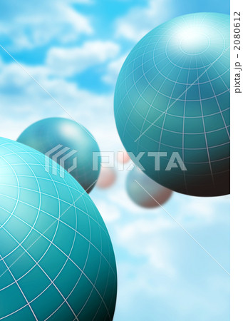 球 球体 遠近感のイラスト素材