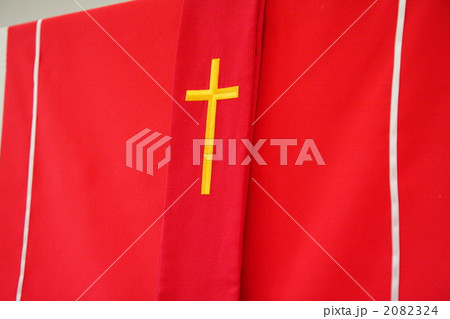 キリスト教会の講壇の十字架 キリスト教会の講壇の十字架 2082324