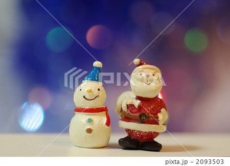 サンタクロースとスノーマン 2093503