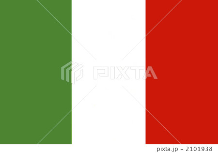 イタリア国旗のイラスト素材
