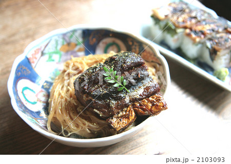 焼鯖そうめんと焼鯖寿司 2103093