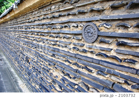 瓦土塀の家紋 瓦土塀の家紋 2103732