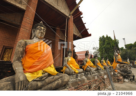 タイ　ワット・ヤイ・チャイ・モンコン　仏像　複数 2104966