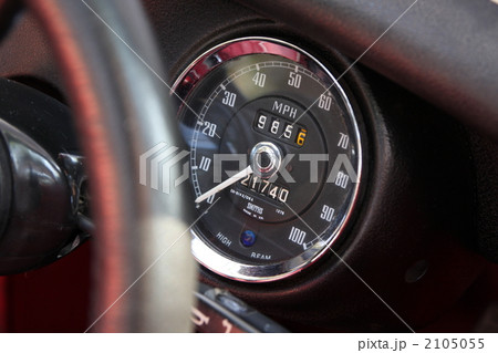 クラシックカーのスピードメーター 2105055