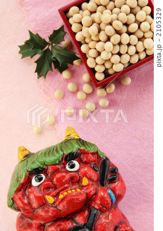 節分：赤鬼タテ01 2105329