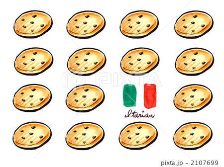 イタリア料理 フォカッチャのイラスト素材 イタリア料理 フォカッチャのイラスト素材