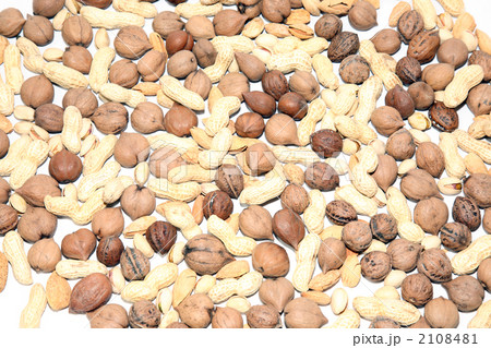沢山のナッツ類　 2108481