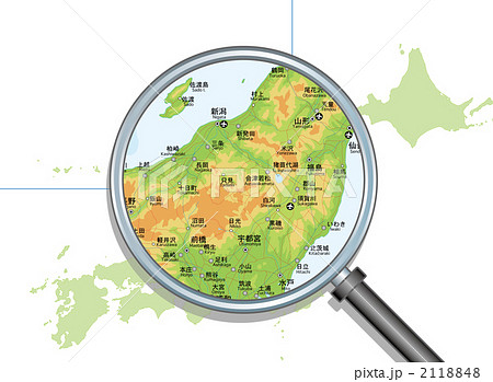 日本の地方地図 2118848