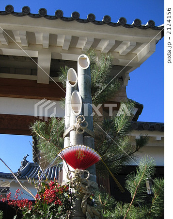 太鼓門の門松　国宝松本城 2124156