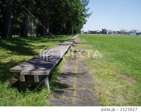 緑ヶ丘公園の400mベンチ 緑ヶ丘公園の400mベンチ 2125627