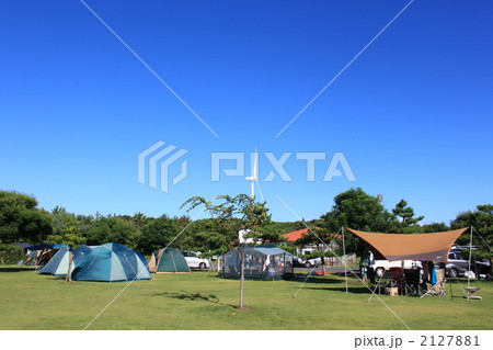 風力発電、キャンプ場 2127881