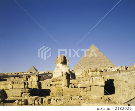 三大ピラミッドとスフィンクス 2132029