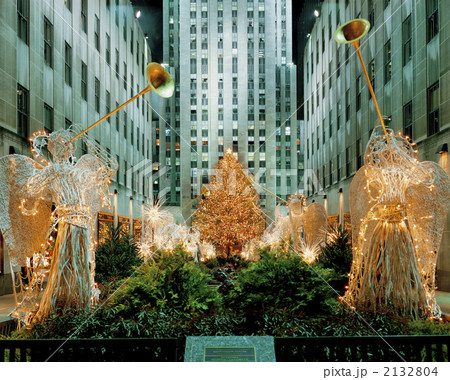 ロックフェラービル前のクリスマスツリー 2132804