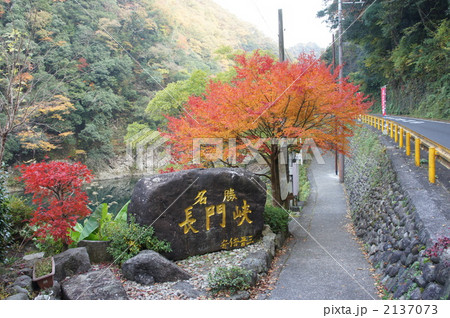 長門峡の紅葉 2137073