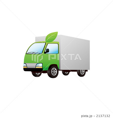 エコトラックのイラストのイラスト素材