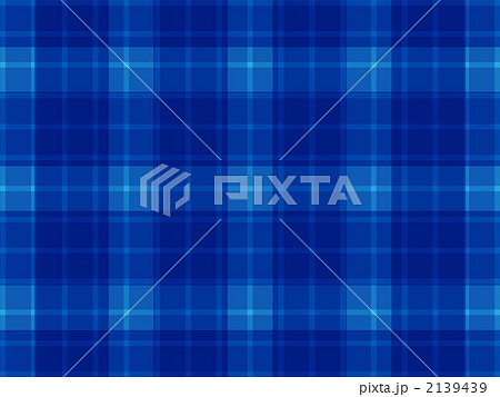 チェック（青色） 2139439
