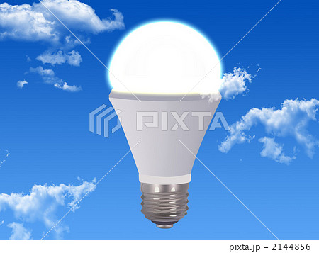 LED電球と青空 LED電球と青空 2144856