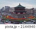 西安の鐘楼 朝の通勤ラッシュ 2144940