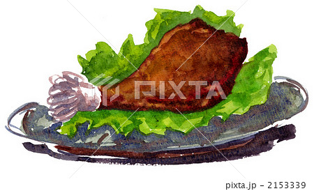 鶏もも照り焼きpix のイラスト素材