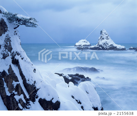 笹川流れ雪景色 2155638