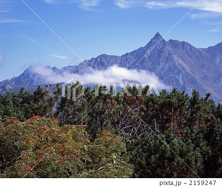 弓折分岐より槍ヶ岳 弓折分岐より槍ヶ岳 2159247