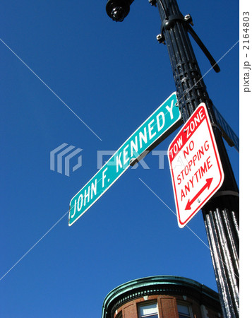 ジョン F ケネディ 通りの道路標識 アメリカ ボストン ジョン F ケネディ 通りの道路標識 アメリカ ボストン 2164803
