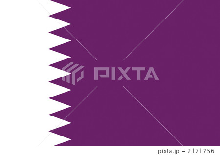 カタール国旗のイラスト素材