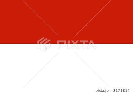 インドネシア国旗のイラスト素材