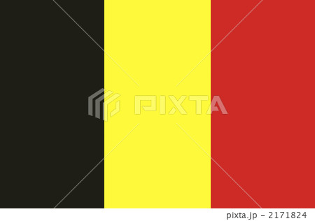 ベルギー国旗のイラスト素材