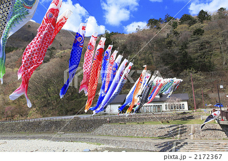 川を渡す鯉のぼり 2172367