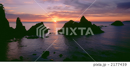 笹川流れの夕日 笹川流れの夕日 2177439
