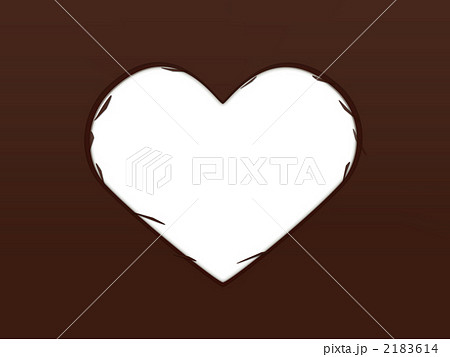 ハートの型抜きをしたチョコ ハートの型抜きをしたチョコ 2183614