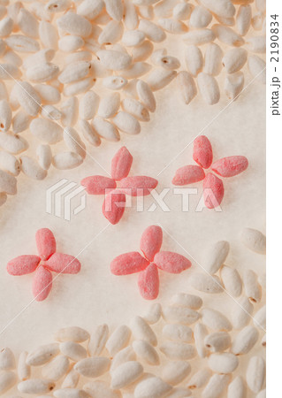 ポン菓子　花模様　縦 2190834