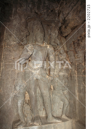 世界遺産エローラ石窟 仏教石窟群 菩薩像 世界遺産エローラ石窟 仏教石窟群 菩薩像 2202715