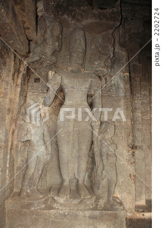 世界遺産エローラ石窟 仏教石窟群 菩薩像 世界遺産エローラ石窟 仏教石窟群 菩薩像 2202724